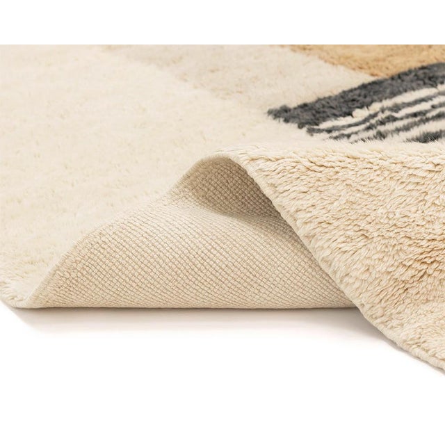 Contemporary Large Hand-Knotted Wool Premium Rug by Azele Studio For Sale - Image 3 of 10