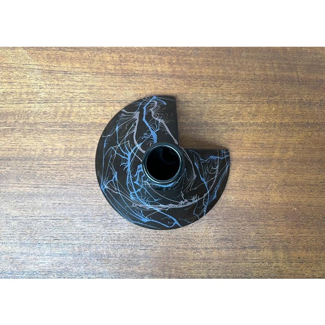 Postmodern West German Pottery Vase from Steuler, 1980s For Sale - Image 5 of 18