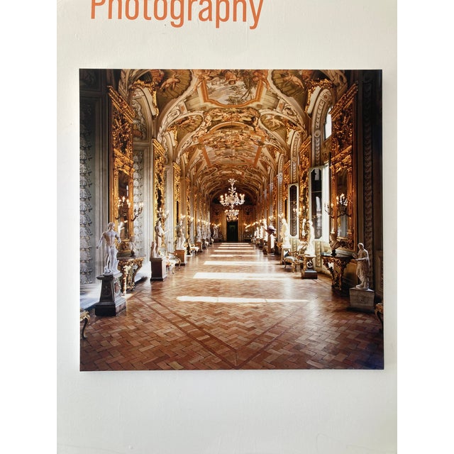 Gold William Gray Harris Photograph on Canvas “ Galleria Degli Specchi, Palazzo Doria Pamphilj" For Sale - Image 8 of 10