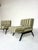 Set of two Panchetto reclining armchairs, designed by Rito Valla for IPE in the 1960s. These armchairs easily convert into...