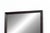Black Large Elegant Vintage Rosewood Mirror For Sale - Image 8 of 11