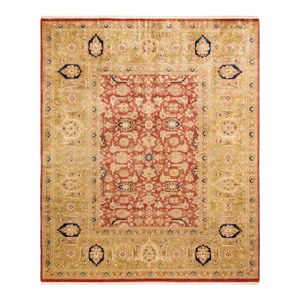 Mogul, One-of-a-Kind Hand-Knotted Area Rug in Orange, 8' 4" x 9' 9"