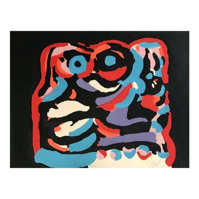 Karel Appel Da Oliphant Etching in Relief Hand-Signed & Numbered For Sale