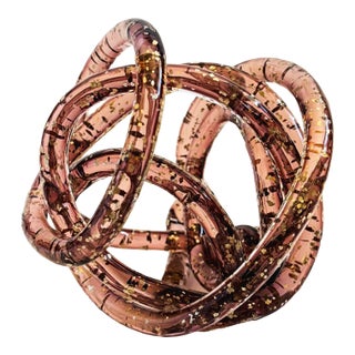 Vintage Art Glass Knot For Sale
