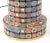 Mid-Century Modern Tall Cloisonné Geometric Patterned Table Lamp in the Style of Fabienne Jouvin For Sale - Image 3 of 9