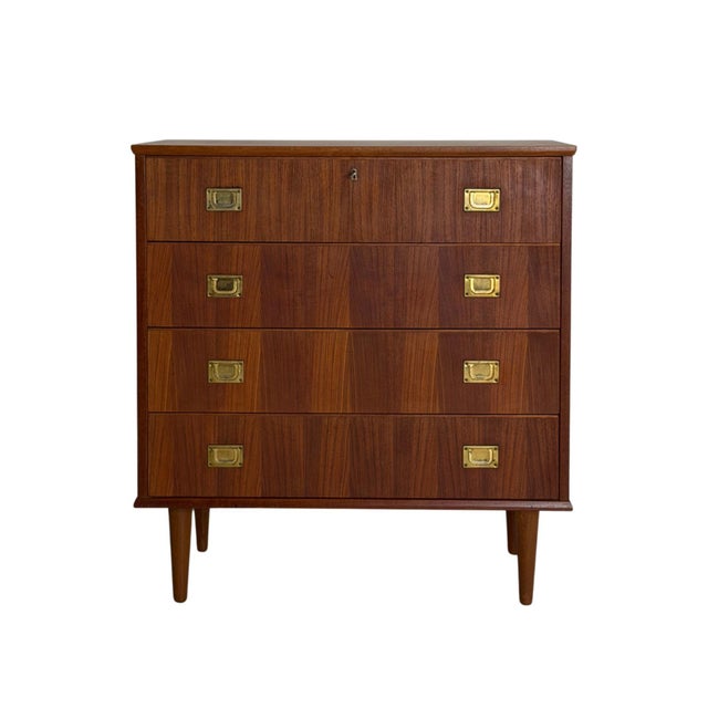 Danish Teak Chest of Drawers, 1960s For Sale - Image 10 of 10