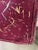 Maroon Vintage Indian Embroidered Wool Textile Wall Art – 32” X 31” For Sale - Image 8 of 13