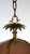 Mid-Century Modern Vintage French Bouilette Brass and Metal Shade Chandelier, 1940s For Sale - Image 3 of 15