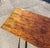 Mid-Century Modern Flamed Wood Veneer Dining Table with Brass Feet, 1960s For Sale - Image 17 of 18