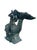 1970s Large Classical Verdigris Bronze Cherub & Dolphin Fountain For Sale In West Palm - Image 6 of 12