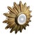 Vintage Golden Sunburst Mirror, 1960s For Sale - Image 10 of 10