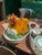 Up for consideration is a beautiful vintage majolica style hen tureen with a matching ladle. This would look lovely in...