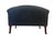 Early 18th Century Queen Anne Style Black Pin Cushion Loveseat For Sale - Image 4 of 4