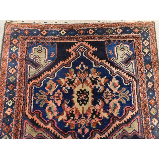 1940s 1940s Vintage Persian Runner Rug 3'10"x 11'5" For Sale - Image 5 of 13