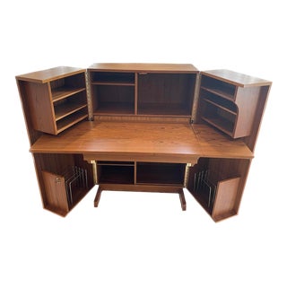 Mid 20th Century Mid-Century Modern Danish “magic Box” Desk by Laurits M Larsens Mobelfabrik A/S For Sale