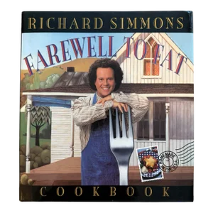 1996 Richard Simmons Cookbook Hardcover First Edition Farewell to Fat