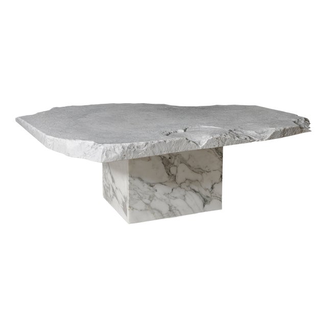 Sculptural Marble Coffee Table, 2010s For Sale