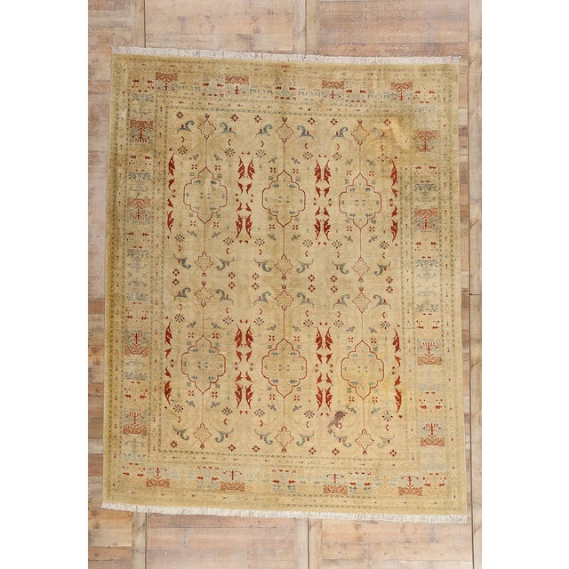 Vintage Pakistani Rug - 08'10 x 11'02 For Sale - Image 11 of 11