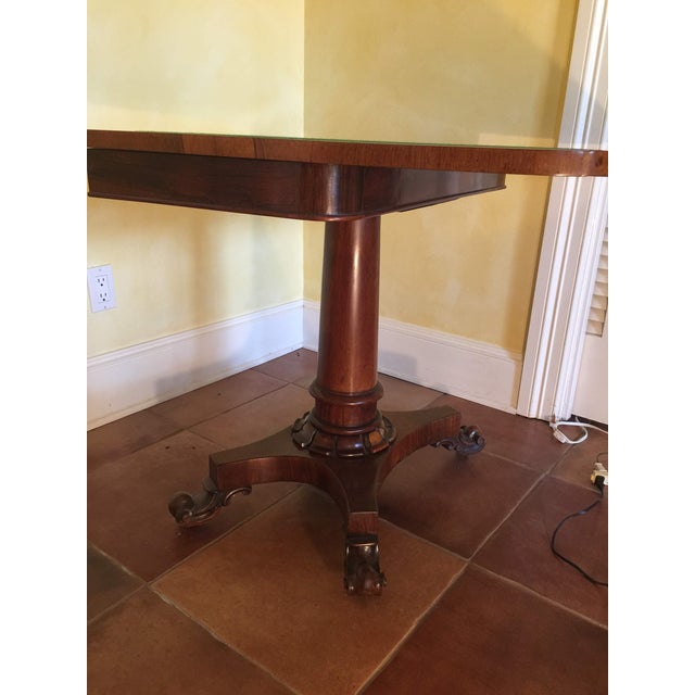 Brown Regency Game Table C. 1815, Rosewood, From England For Sale - Image 8 of 12
