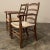 Wood Set of 6 Country French Dining Chairs With Rush Seats Includes 2 Armchairs For Sale - Image 7 of 13