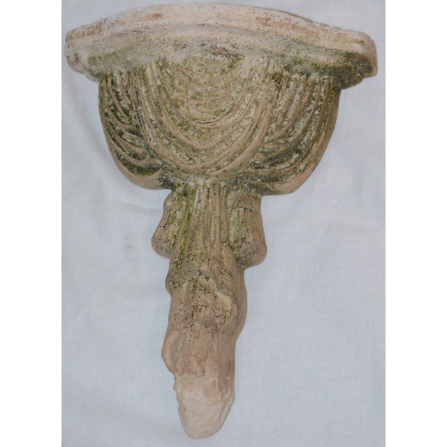 Traditional Vintage Pair of Draped Terracotta Mexican Sconces For Sale - Image 3 of 11