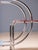 20th Century Bauhaus Tubular Steel Plant Stand with Colored Glass Shelves by Emile Guyot, Czechoslovakia, 1930 For Sale - Image 6 of 7