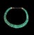 The Cleopatra Malachite Collar Necklace With Diamonds & 14k Gold For Sale - Image 10 of 12