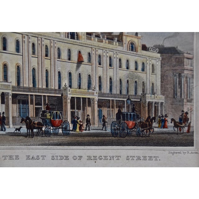 Three 19th C. Hand Colored Engravings of London Architecture by T. Shepherd, 1828 For Sale In San Francisco - Image 6 of 12