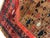 Antique Bakshaish Carpet, Oriental Persian Handmade in Brown, Blue and Red For Sale - Image 12 of 18