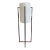 1970s Mid Century Modern Paul Mayen Design for Robert Sonneman Lucite and Chrome Cylindrical Table Lamp For Sale