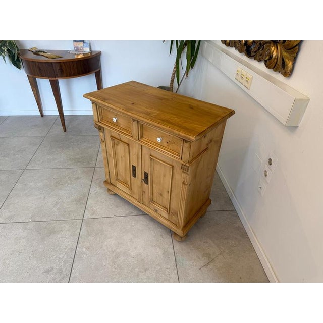 Brown Rustic Apothecary Buffet in Wood For Sale - Image 8 of 17