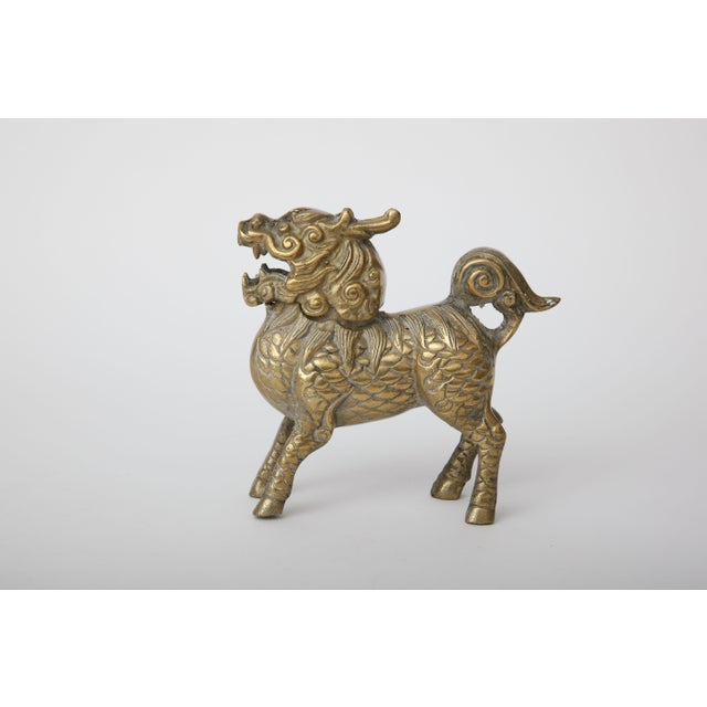 Brass Foo Dog Incense Burner For Sale - Image 4 of 5