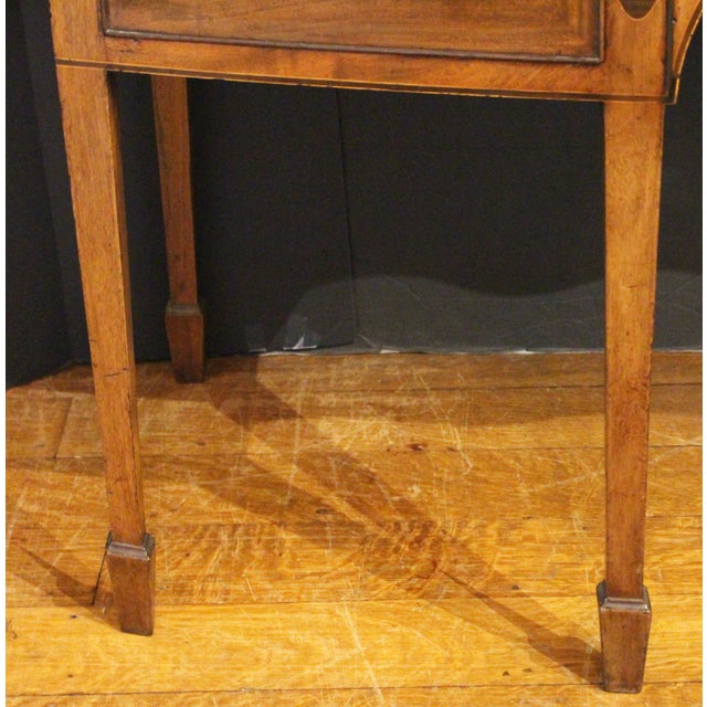 Circa 1780 English George III Bowfront Sideboard For Sale - Image 16 of 17