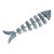 Mid-20th Century Handcrafted Fish Bone Skeleton Sculpture From Taxco For Sale