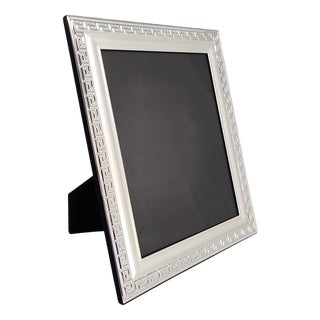 Silver-Plated and Glass Photo Frame, Italy, 1970s For Sale
