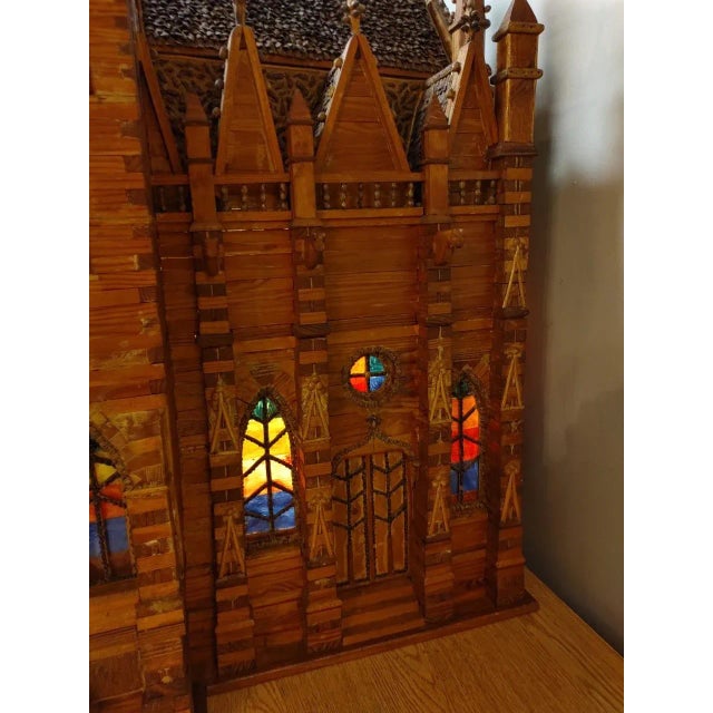 1950s Vintage French Folk Art Church For Sale - Image 11 of 13