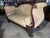 Beige Antique American Empire Mahogany Settee With Scrolled Arms and Claw Feet For Sale - Image 8 of 17