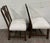 White Vintage Chippendale Style Mahogany Dining Chairs - Pair For Sale - Image 8 of 11