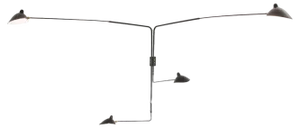 Sconce with Four Rotating Straight Arms by Serge Mouille