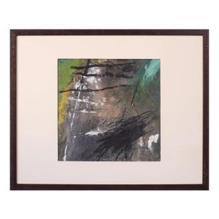 Expressionist Abstract Painting, 20th-century, Acrylic on Canvas, Framed For Sale