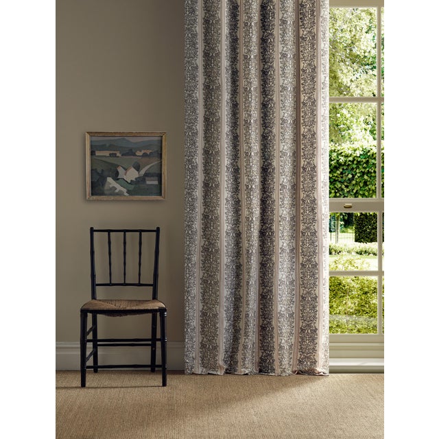 A unique rectangle panel design originally intended for stained glass by Duncan Dearle has been interpreted as a very...