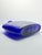 1980s Vintage Heavy Flask-Shaped Cobalt Blue Textured Vase Decanter Bottle For Sale In Dallas - Image 6 of 6