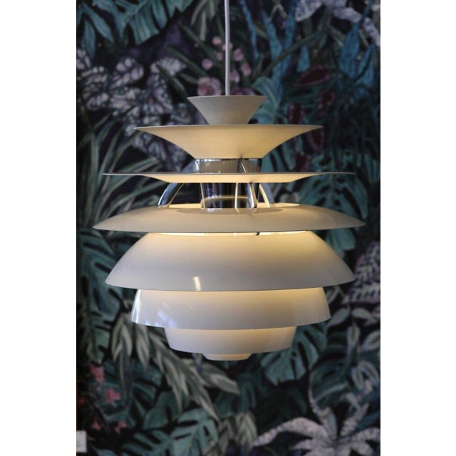 Metal PH Snowball Pendant Lamp by Henningsen for Louis Poulsen, 1980s For Sale - Image 7 of 18