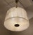 White 1970s White Murano Glass, Mid Century Modern Drum Chandelier For Sale - Image 8 of 14