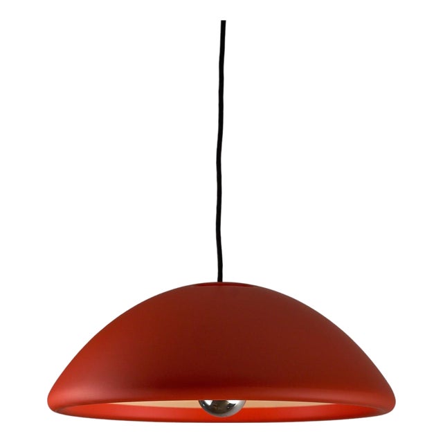 Orange Data 1 Pendant Lamp attributed to Bjarne Bo for Fog & Mørup, 1970s For Sale