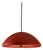 Orange Data 1 Pendant Lamp attributed to Bjarne Bo for Fog & Mørup, 1970s For Sale