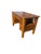 Antique Mission Style Quartersawn Oak Desk | Arts & Crafts Era Kneehole Library Writing Table For Sale - Image 9 of 17
