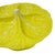 1970s Vintage Attributed to Secla Yellow Cabbage Leaf Majolica Divided Serving Dish For Sale - Image 5 of 11