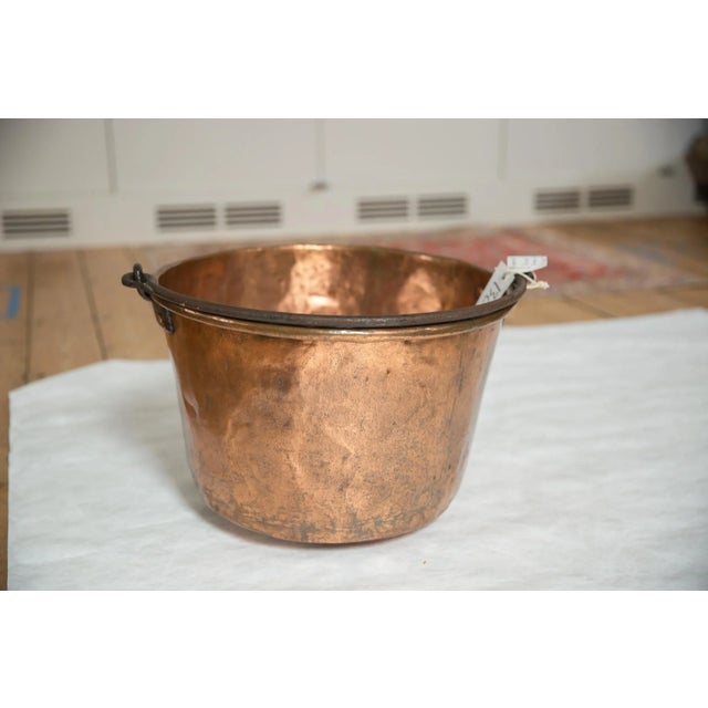 Antique Copper Apple Butter Kettle For Sale - Image 4 of 7