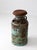 Antique Turquoise Painted Metal Milk Can For Sale - Image 14 of 18